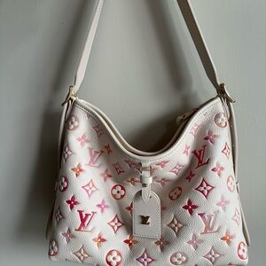 Louis Vuitton CarryAll PM Sunrise Aquarelle Empreinte Pastel Monogram Rare Bag
